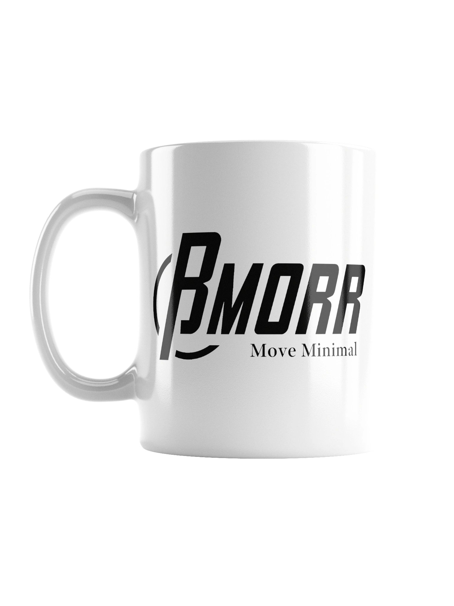 Minimal Blackout Glossy Mug product image (3)