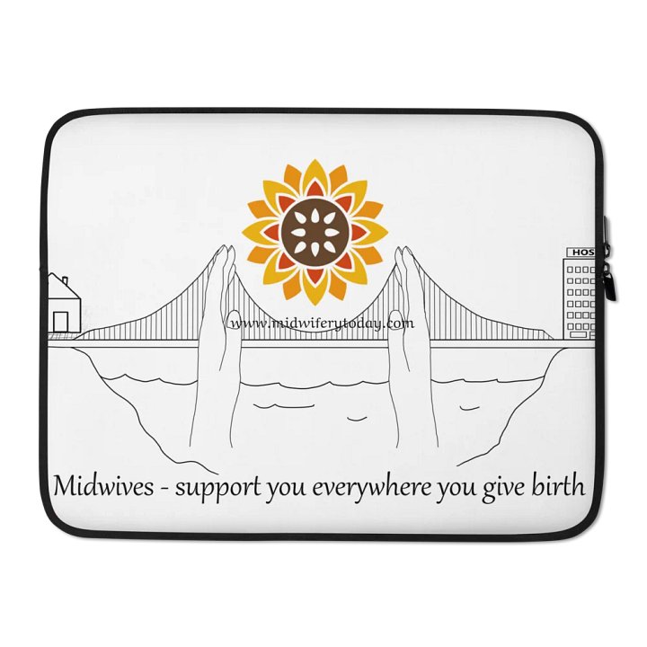 Midwives Support you Everywhere You Give Birth Laptop Sleeve product image (2)
