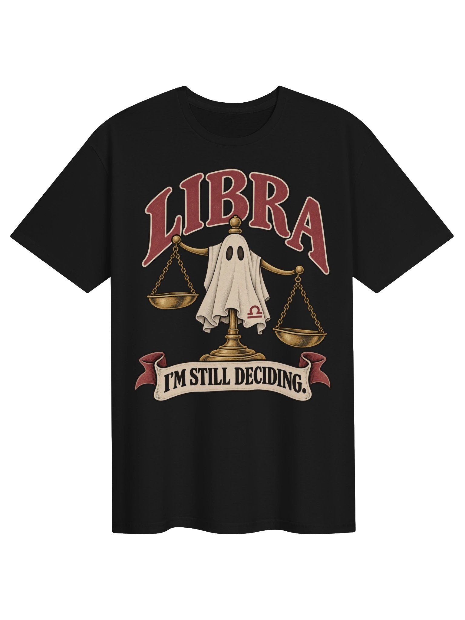Libra Halloween | I’m Still Deciding Tee product image (1)