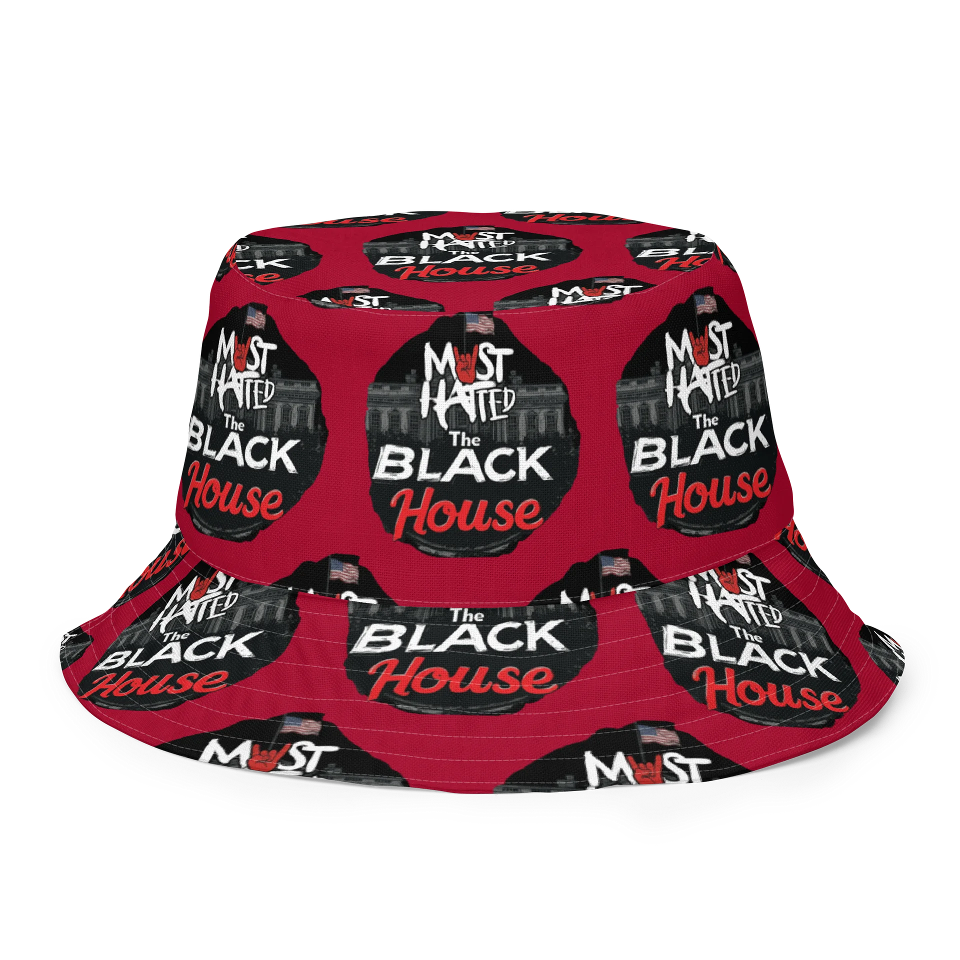 most hated Grid Reversible Bucket Hat — S.P.N product image (2)