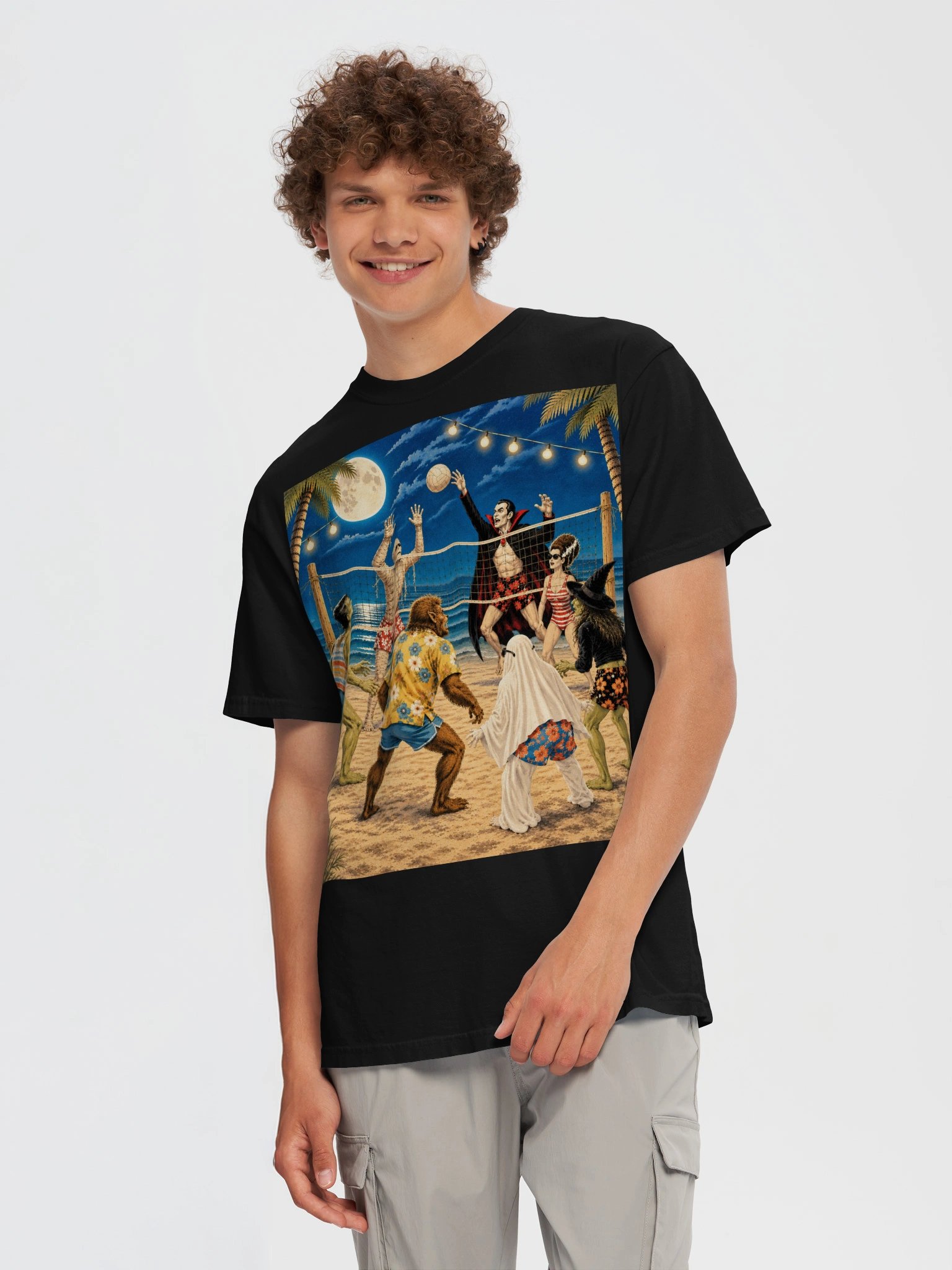 Monster Beach Volleyball T-shirt product image (3)