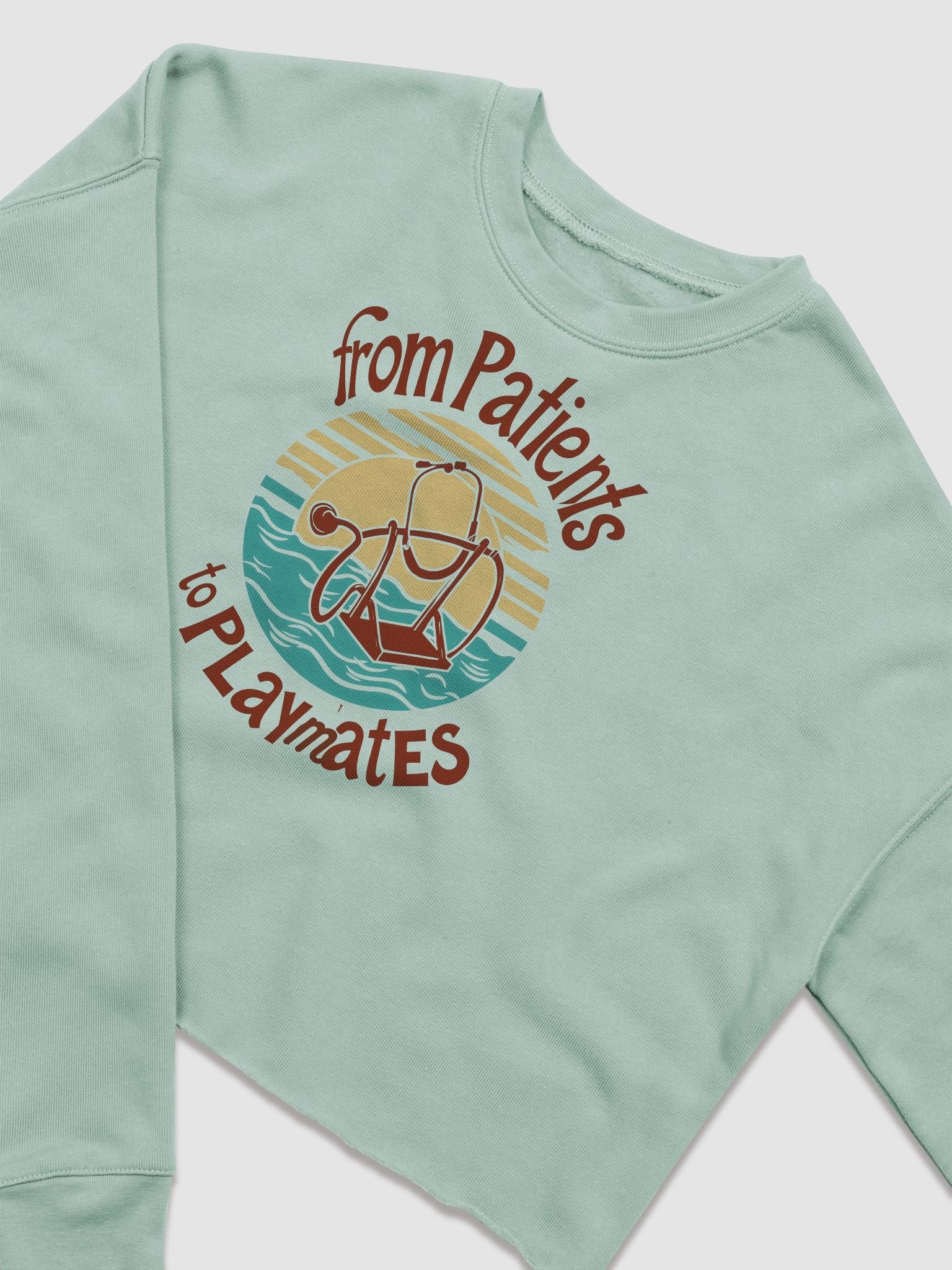 moms, dads, Playful Stethoscope Fleece Sweatshirt product image (6)