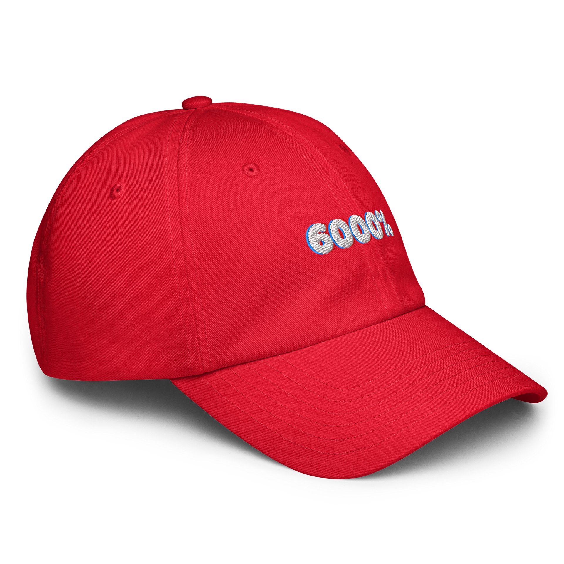 6000% Dad Hat | R E D product image (4)