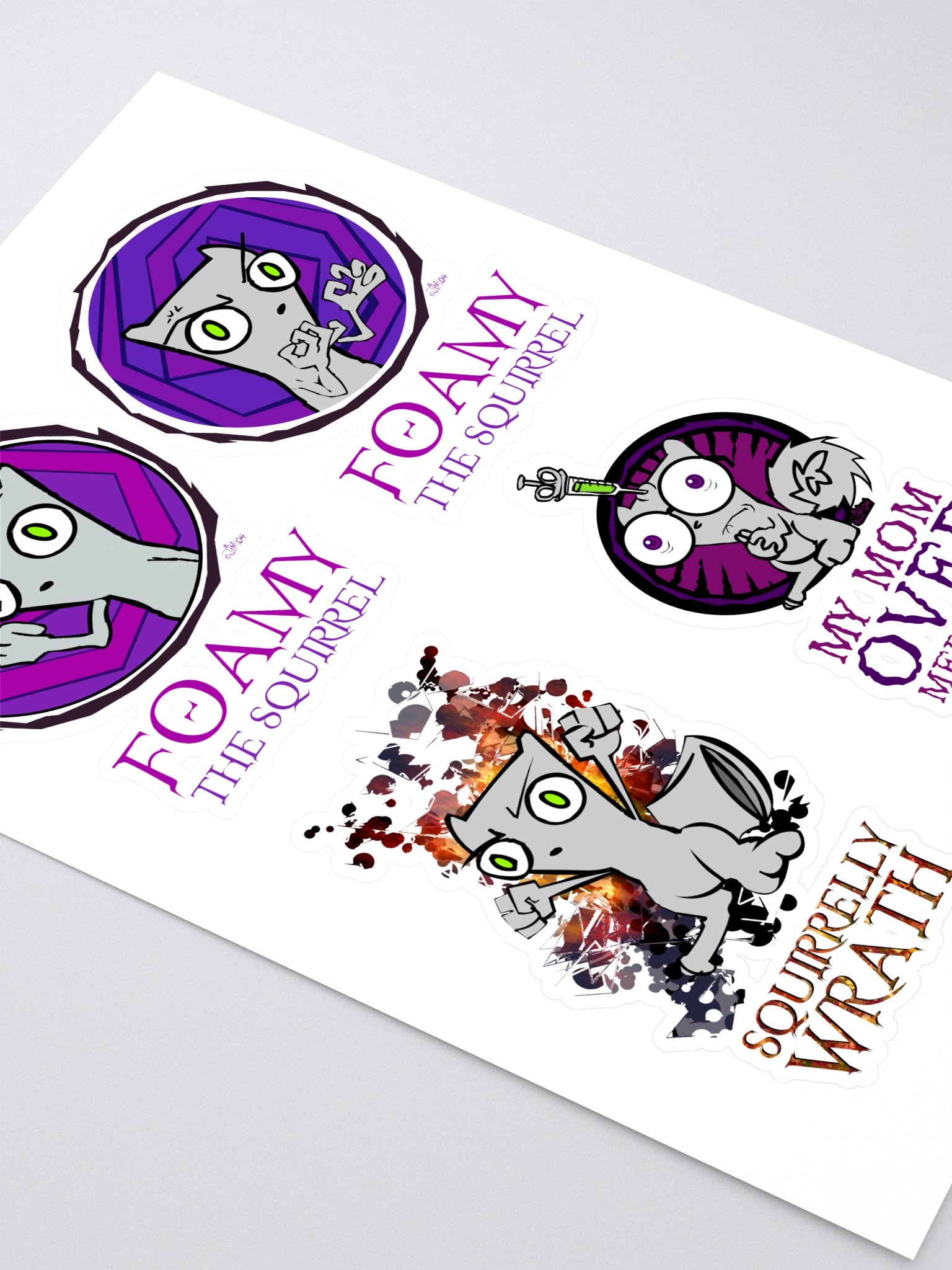 Foamy The Squirrel Sticker Sheet! #9 product image (2)