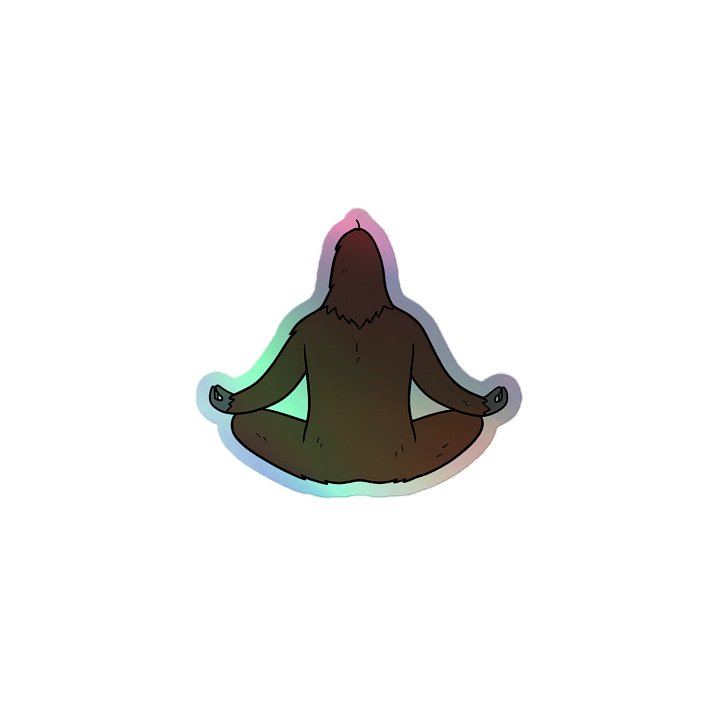 Sassy Sits Still Holographic Sticker Sheet product image (1)