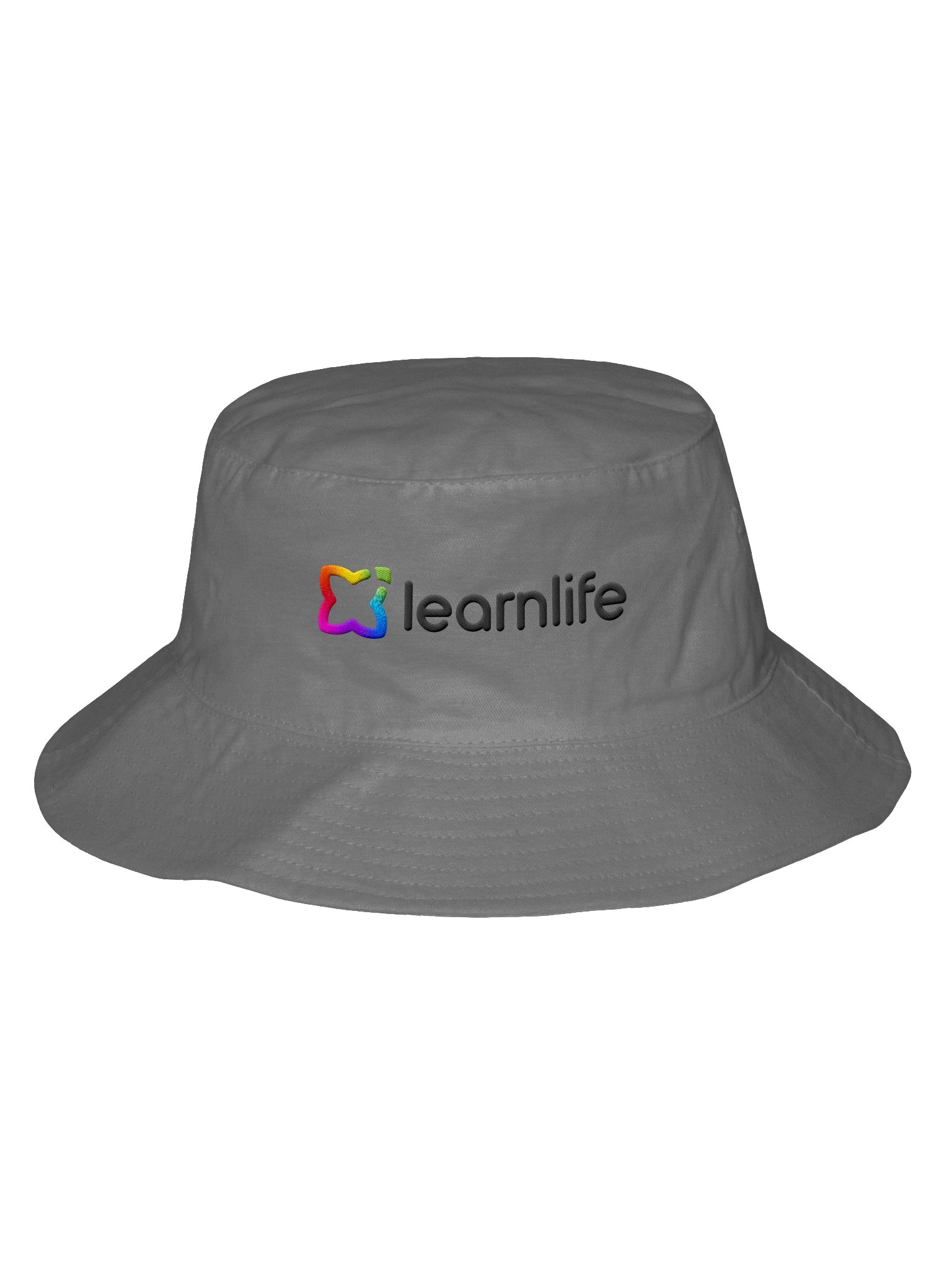 Bucket Hat - Rainbow & Charcoal Logo product image (1)