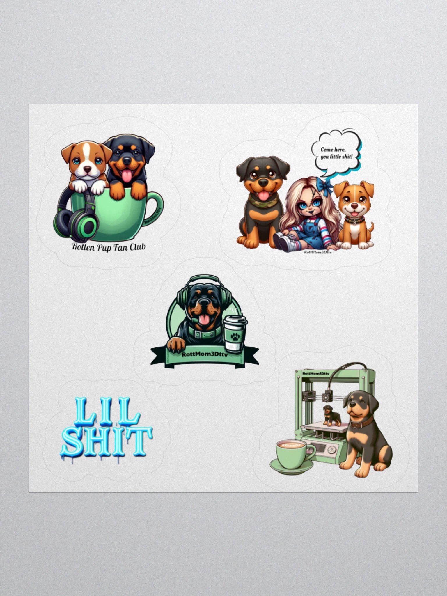 RottMom3D Sticker Set product image (3)