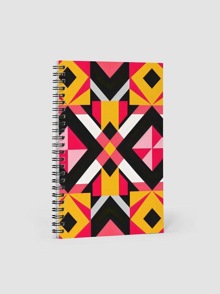 Geometric Harmony Spiral Notebook product image (1)