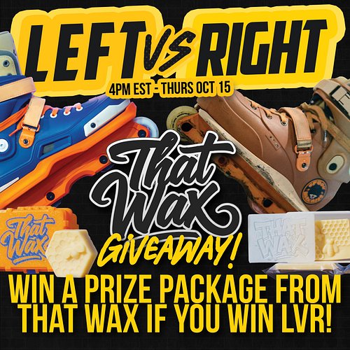 Today at 4pm EST! Another Left VS Right livestream, but with a special prize package for the winner! A 3D printed wax box, 2 ...