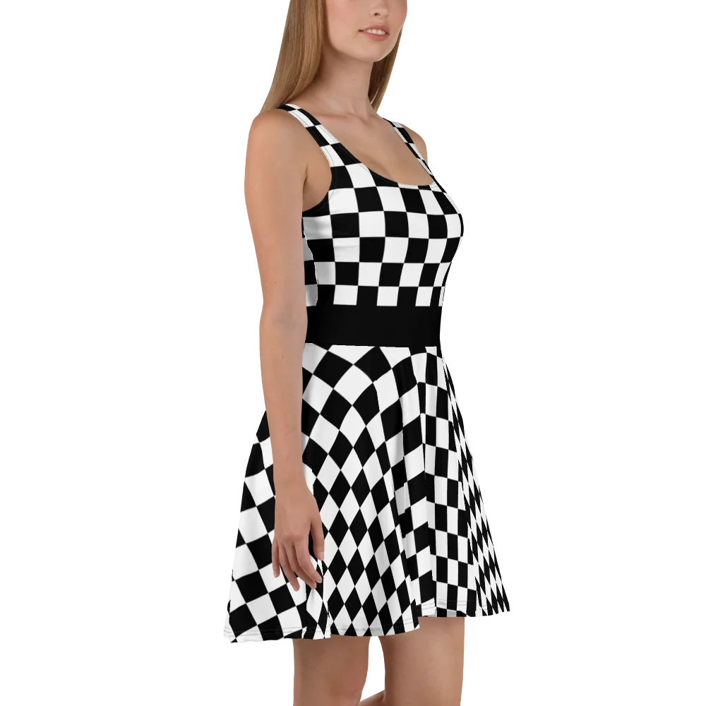 Checkered Skater Dress product image (4)