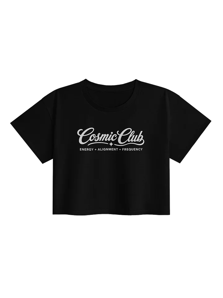 Cosmic Club Crop Top Black product image (1)