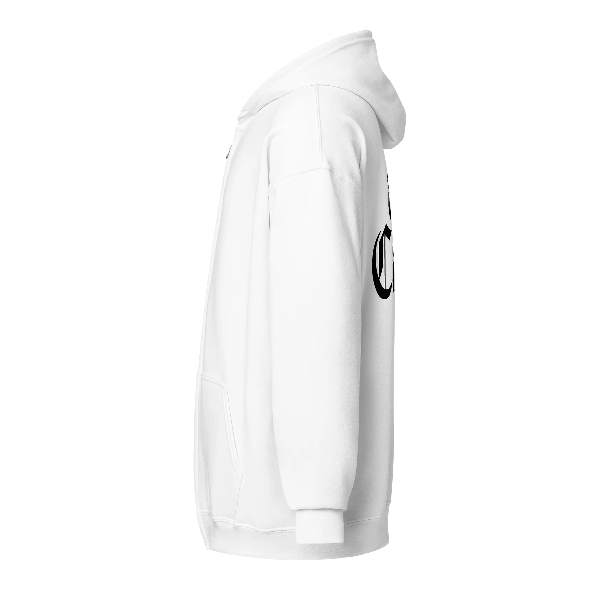 Generic Logo Zip Hoodie (Black Logo) product image (34)
