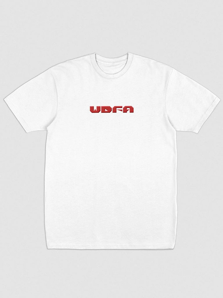 WDFA Logo T Shirt (Red Embroidered) product image (2)