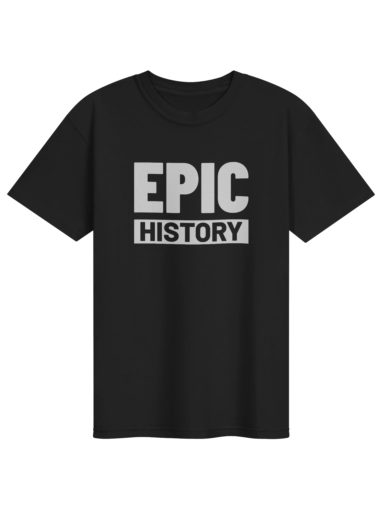 Epic History Logo - T-Shirt (White Logo) product image (1)
