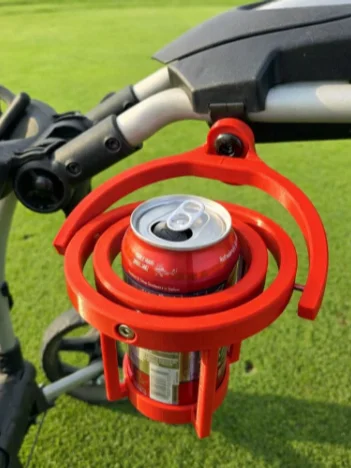 No Spill Cup Holder | Disc Golf Push Cart | Rovic product image (4)