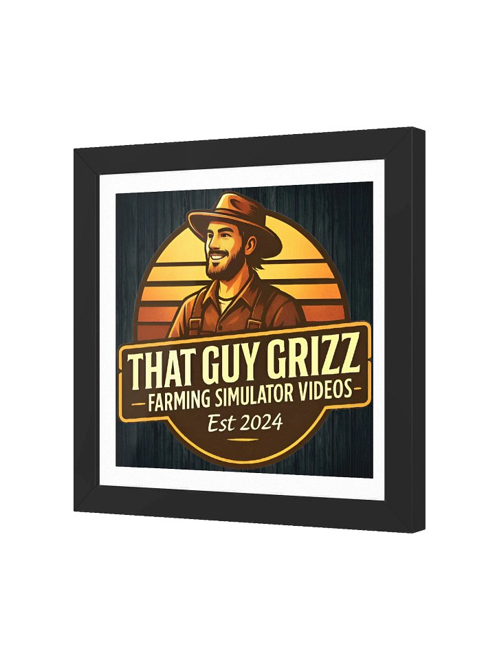 That Guy Grizz - Black Wood Frame Work product image (2)