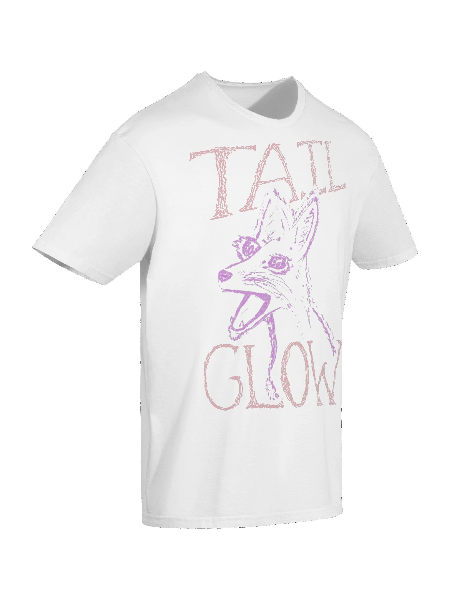 Tail Glow - Screaming Fox T-shirt - White product image (7)