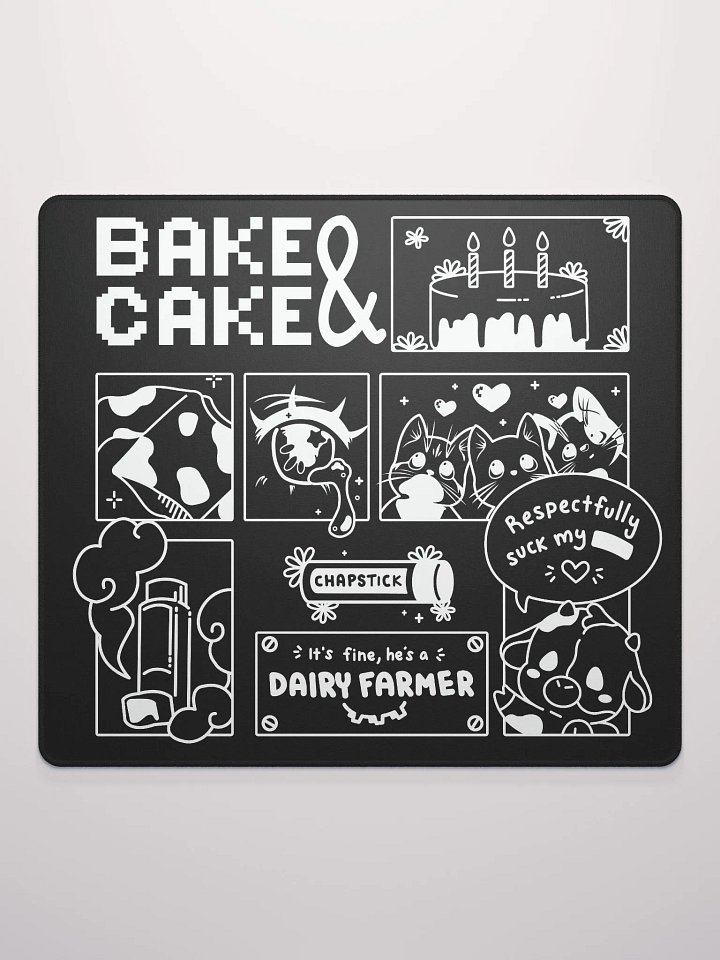 Gosh darn it! A black mouse pad! I must have it! product image (3)