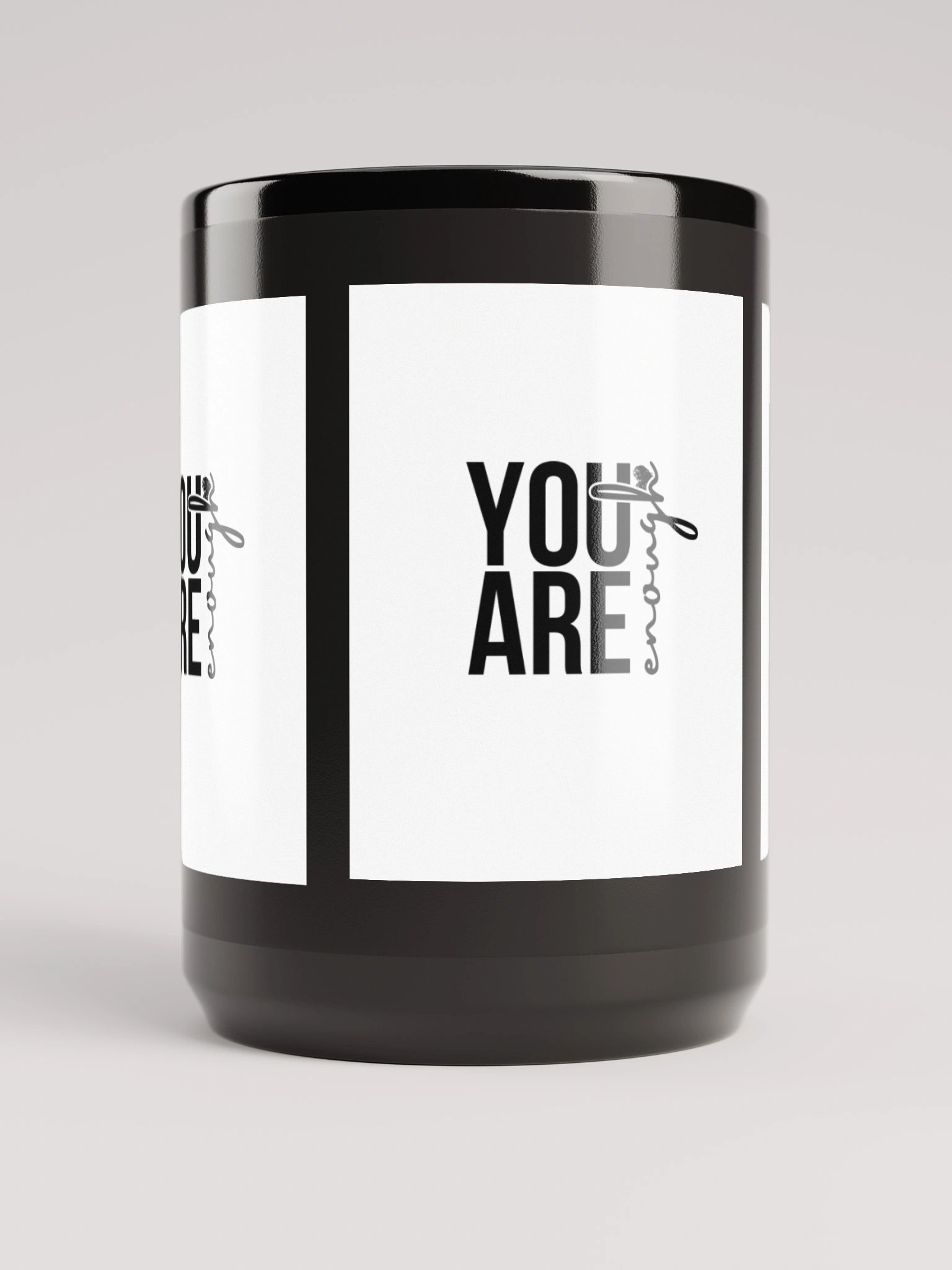 Empowerment Script: Black Glossy Mug product image (5)