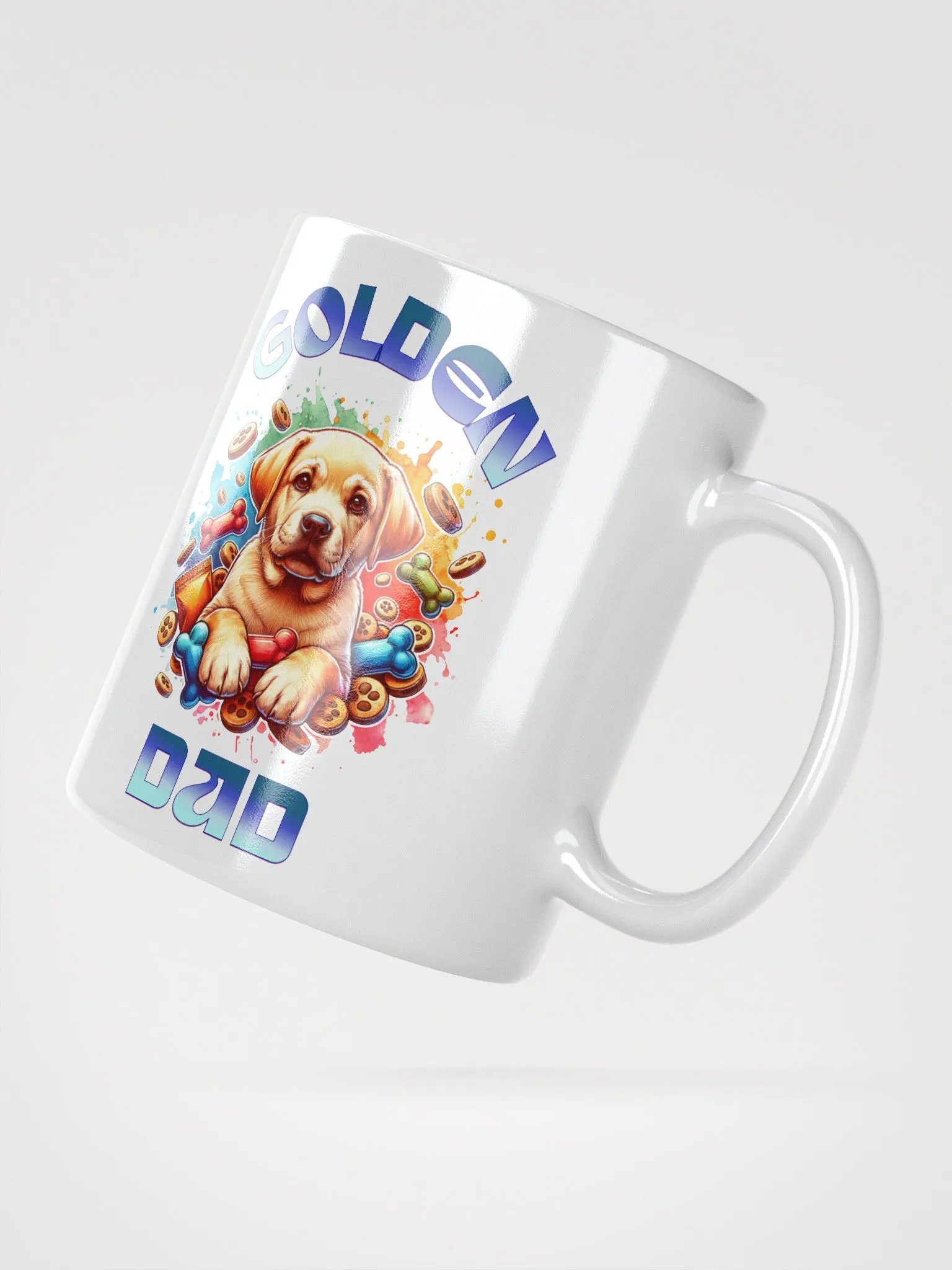 Colourful Golden Dad Mug product image (3)