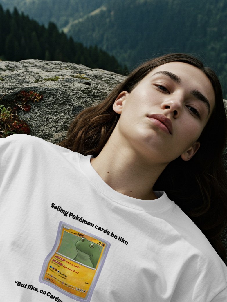 Selling Pokémon cards be like t-shirt product image (6)