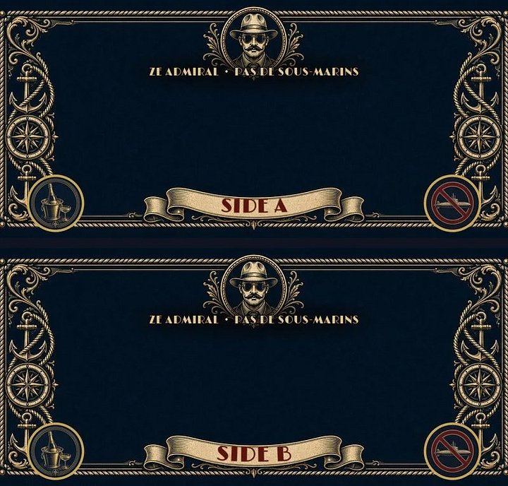 Ze Admiral — Pas de Sous-Marins (Cassette) product image (2)