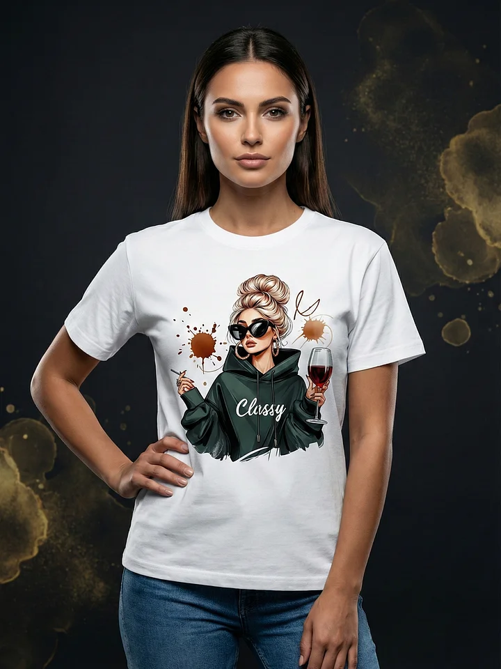 Classy Mood – Women’s Premium Graphic T-Shirt product image (1)