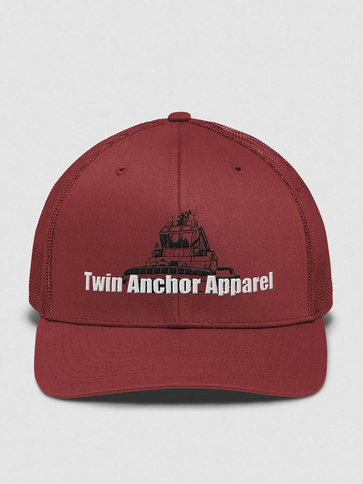 Black Athena tug Richardson Trucker Hat product image (1)
