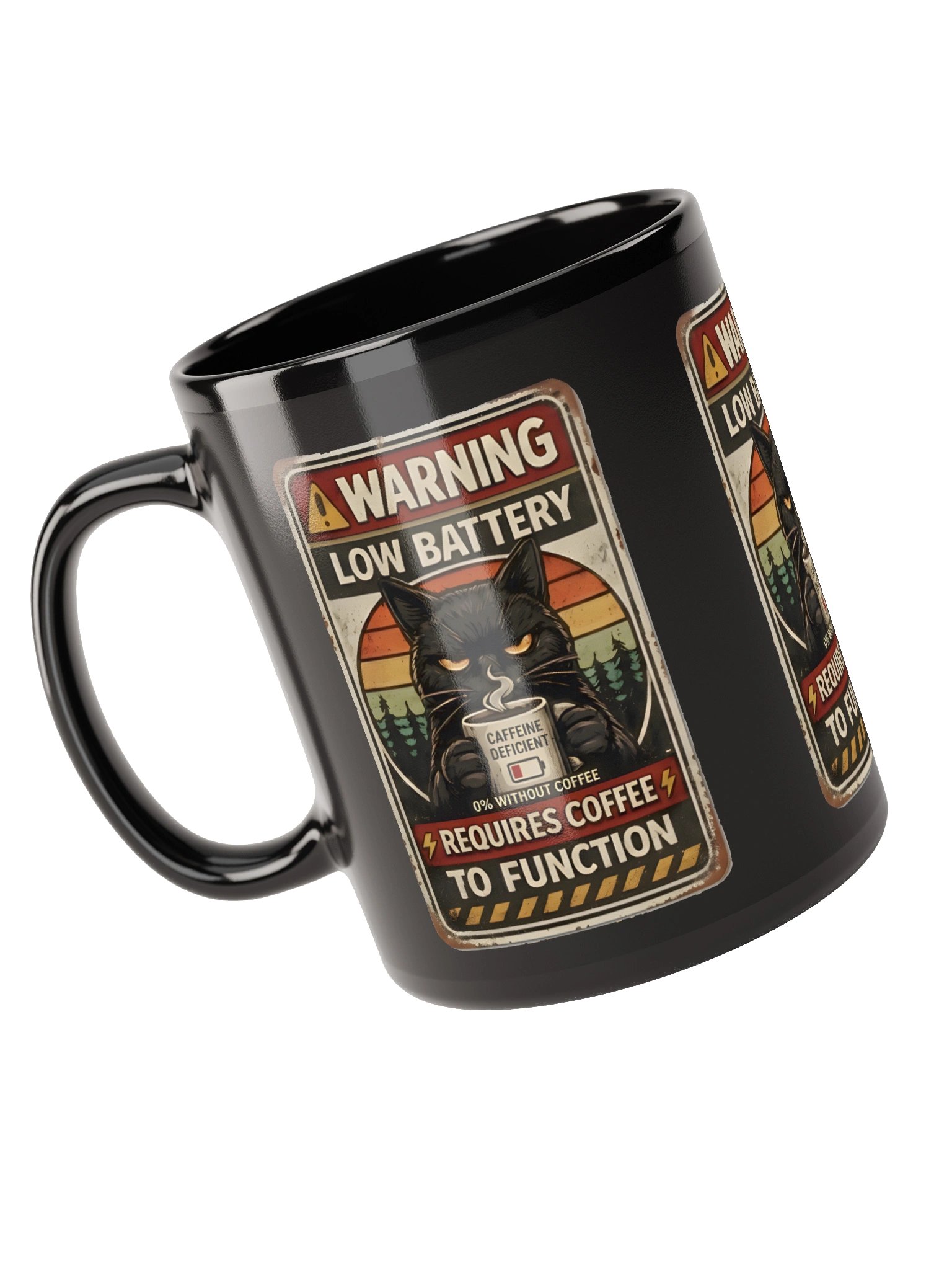 Warning: Low Battery – Requires Coffee Mug product image (5)