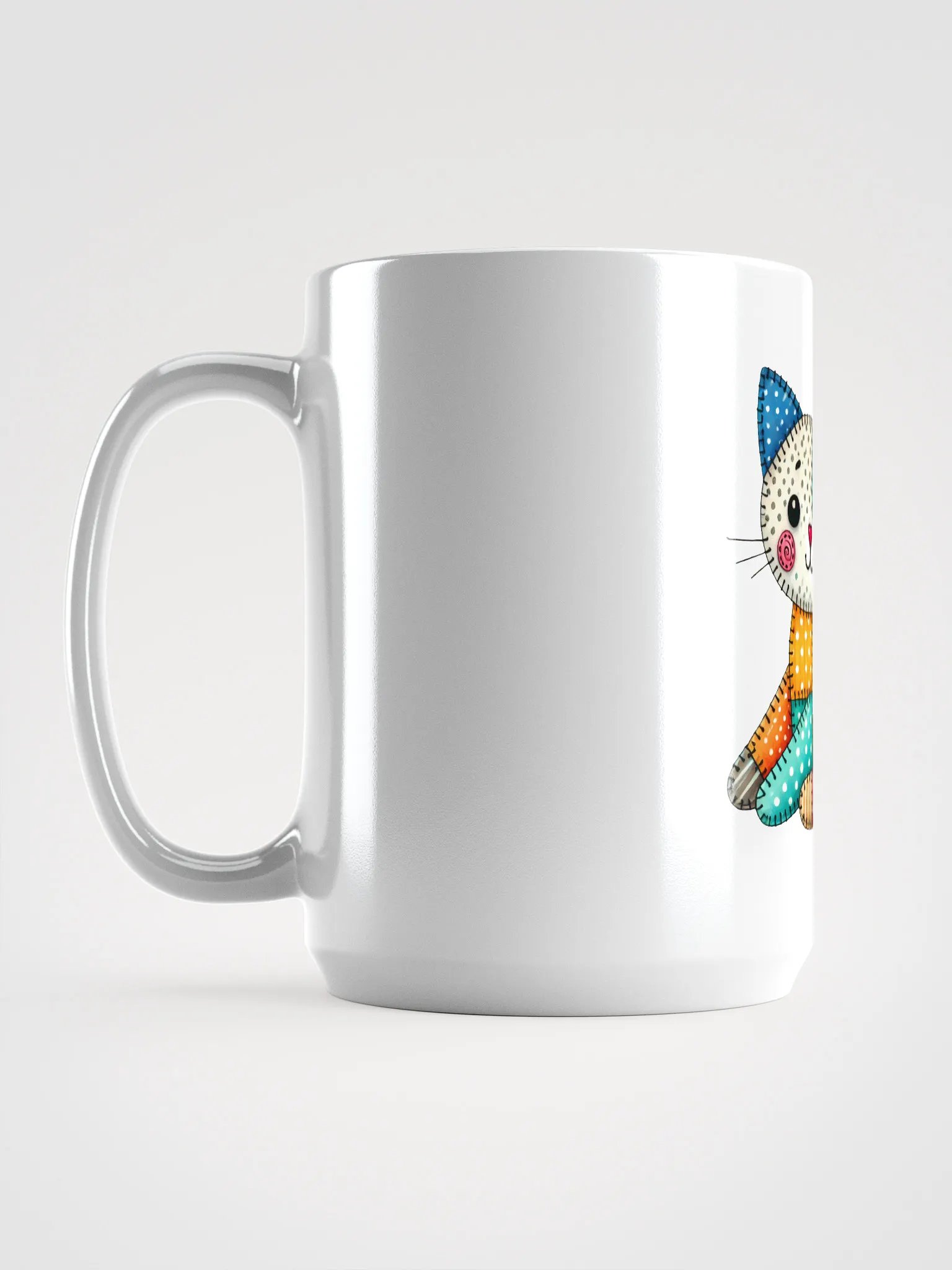 Patchwork Purr-fect Cat Mug product image (6)