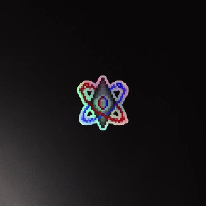 Sapphire ExperiMental Holographic Sticker product image (4)