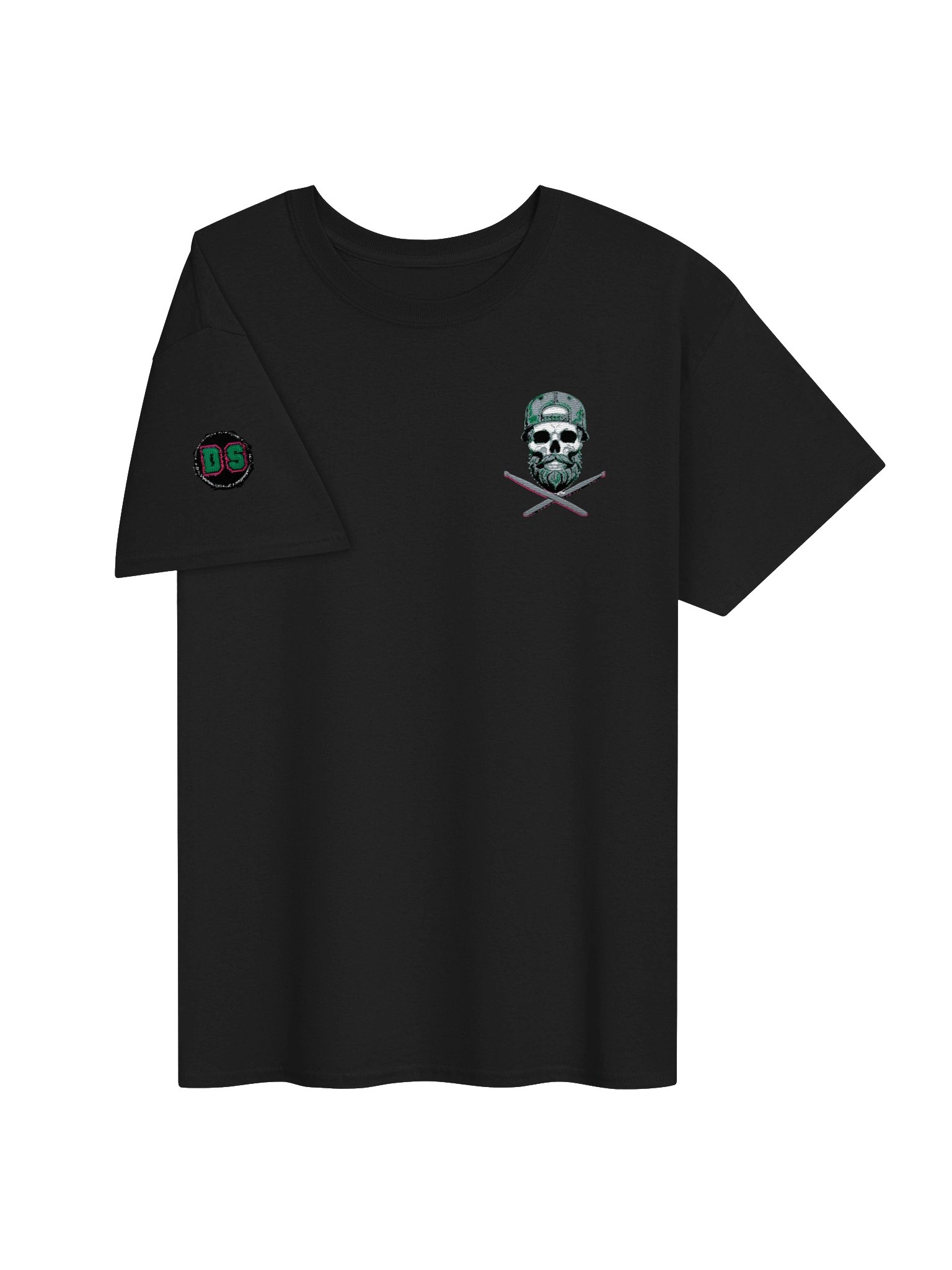 Beardy Skull - Green/pink product image (3)