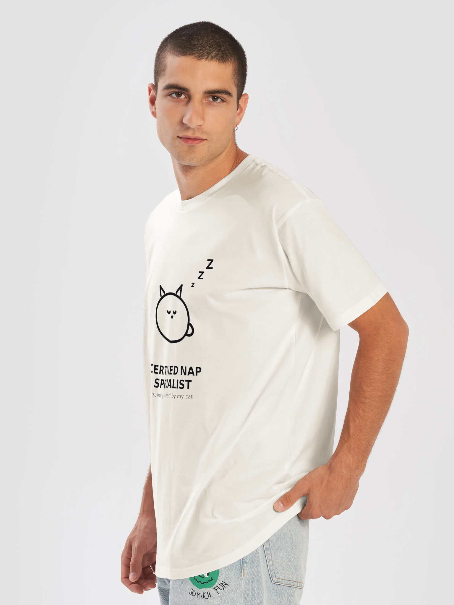 Certified Nap Specialist – Funny Cat T-Shirt product image (26)