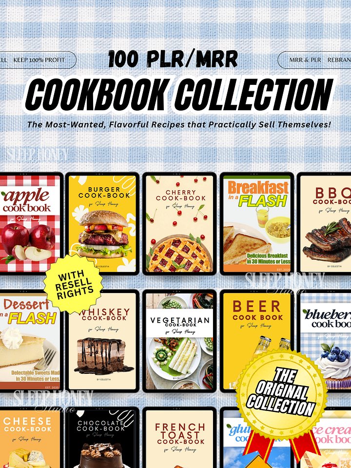 CookBook Bundle 100 Digital CookBook With Resell Rights product image (1)