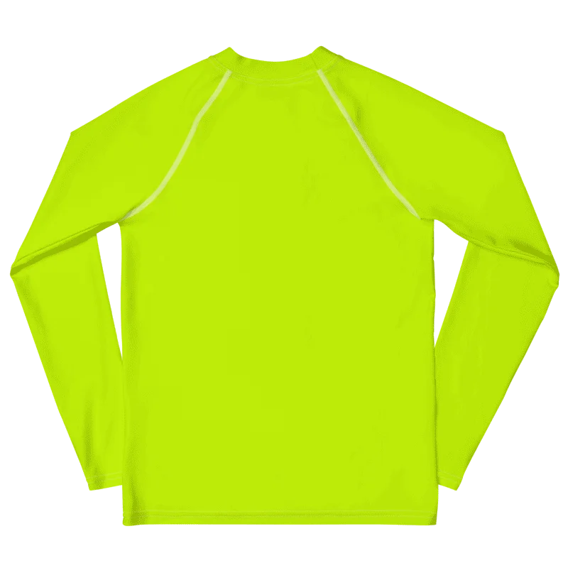 Wild Yellow Neon Youth Rashguard product image (2)
