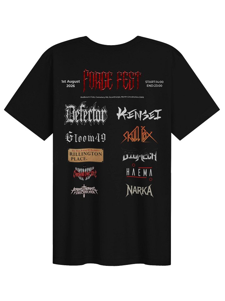 Forge Festival Line Up Shirt product image (2)