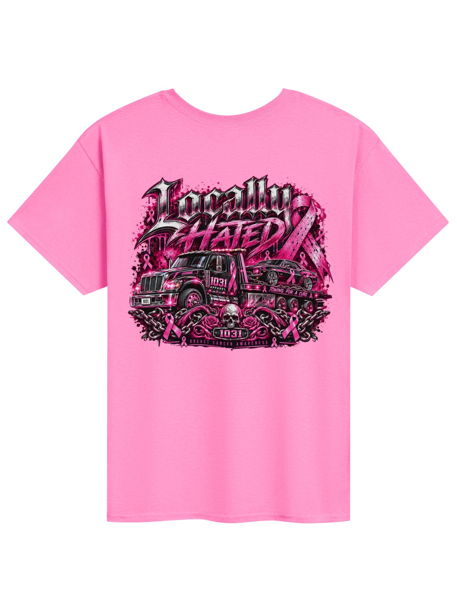 LOCALLY HATED BREAST CANCER AWARENESS NO CROWN product image (12)