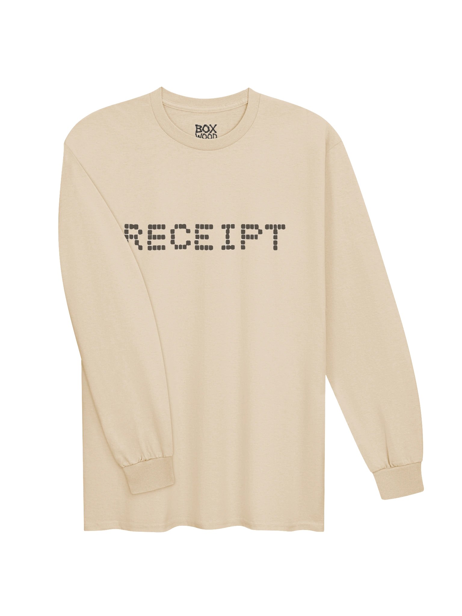RECEIPT — Not If They Can't Find Me | Graphic Long Sleeve Shirt | Dark Streetwear product image (3)