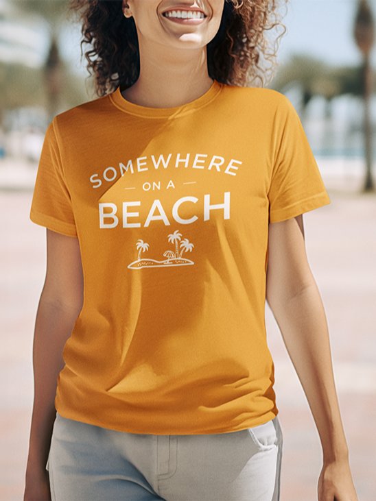 Somewhere on a Beach Classic Shirt product image (1)