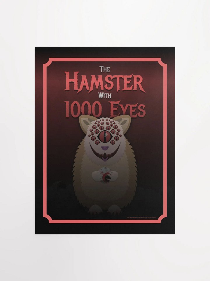 The Hamster with 1000 Eyes (Fictional Movie Poster) product image (2)
