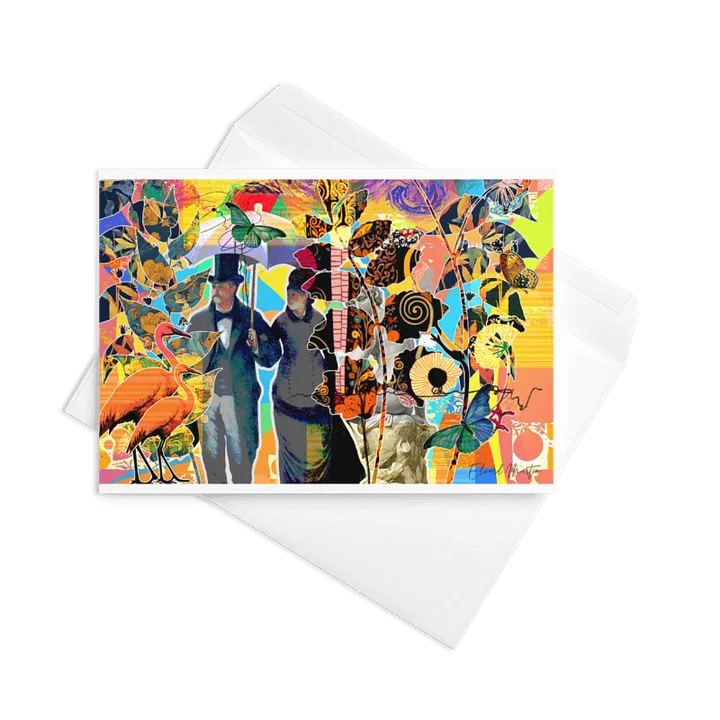 Surreal Umbrella Fantasy Greeting Card product image (1)