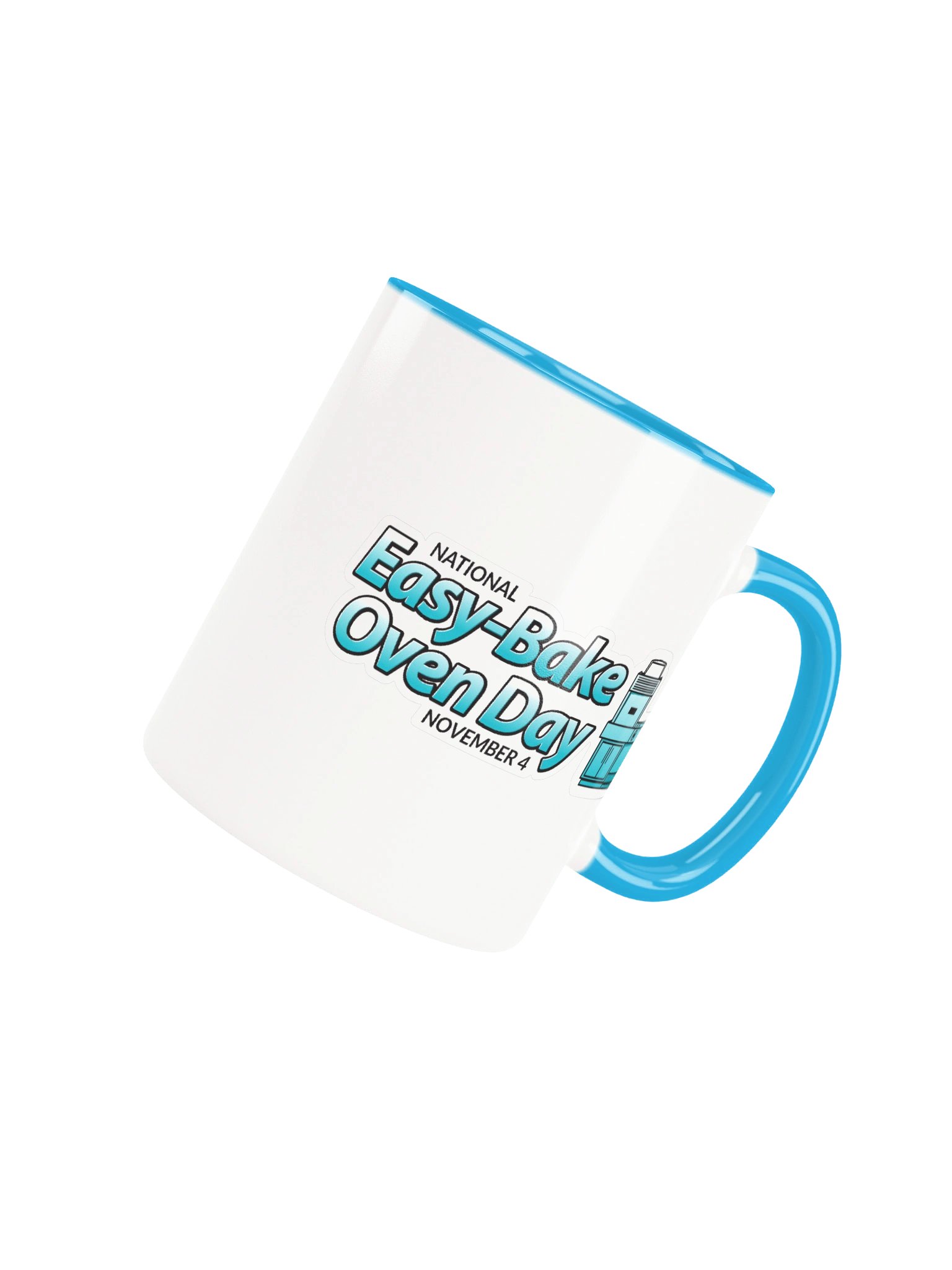 Mug with blue logo product image (4)