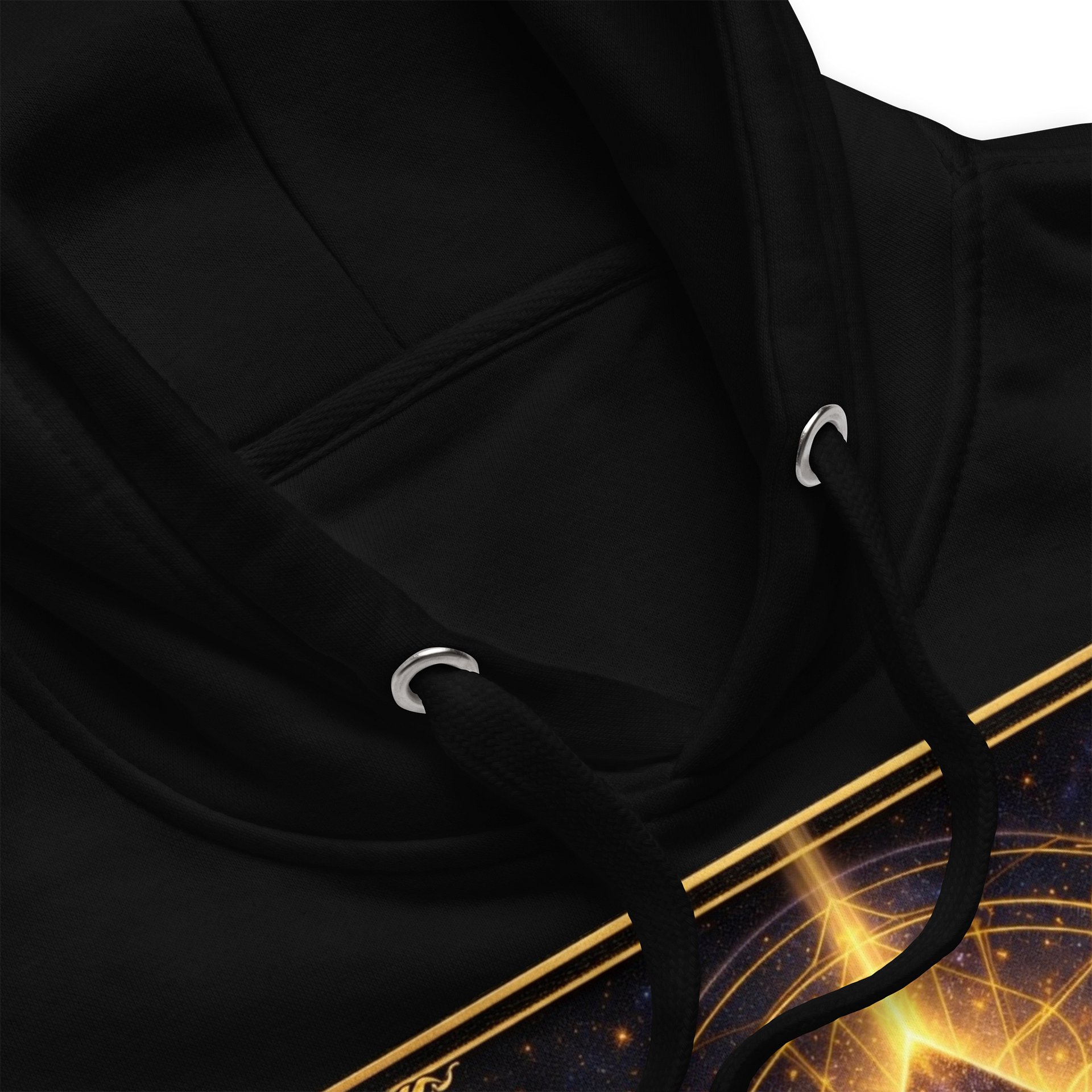 Celestial Eye Glow Pyramid Unisex Hoodie product image (3)
