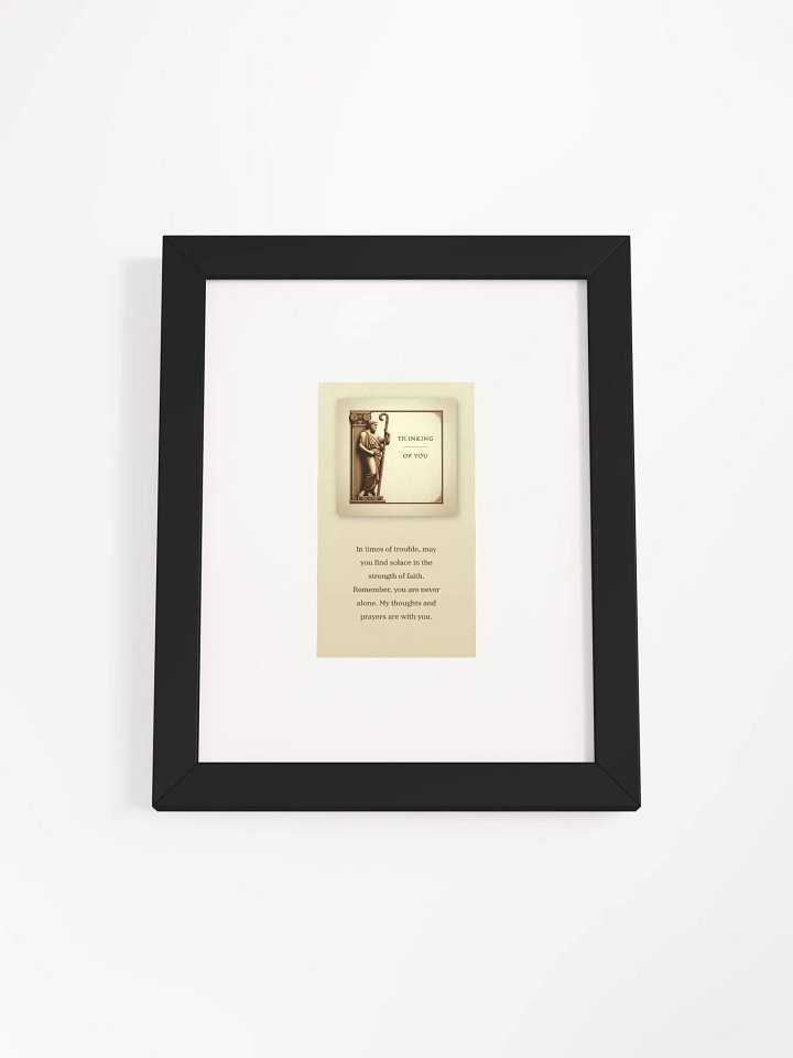 Solace in Faith Framed Poster product image (6)