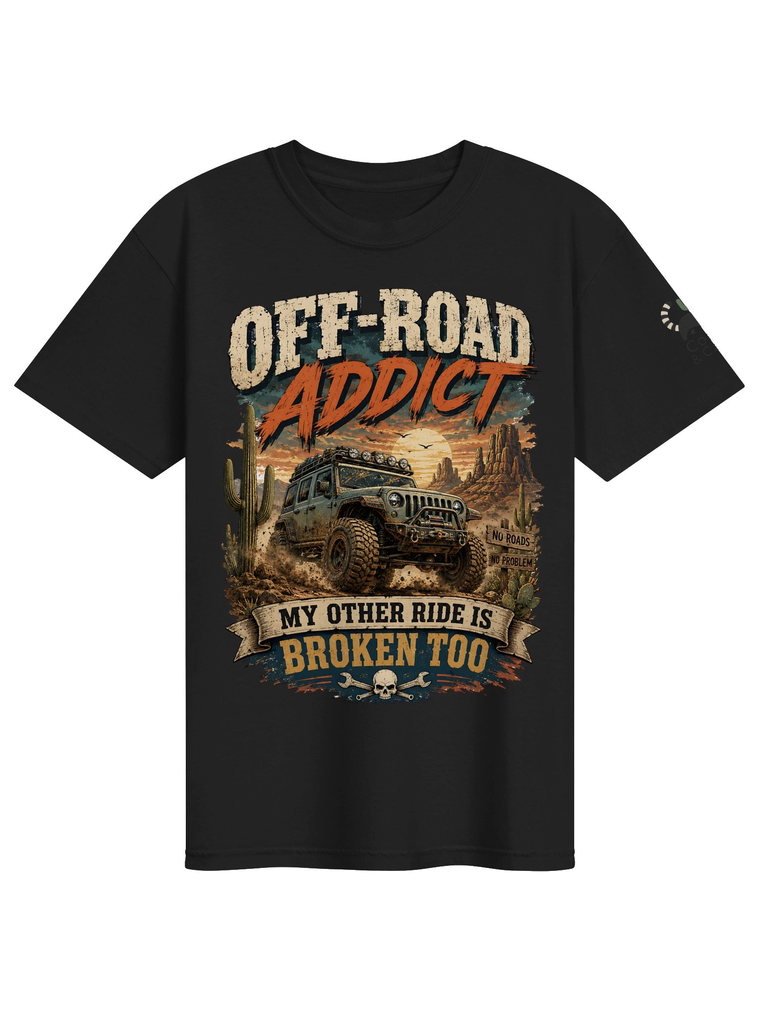 Off-Road Addict Desert Jeep Tee product image (1)