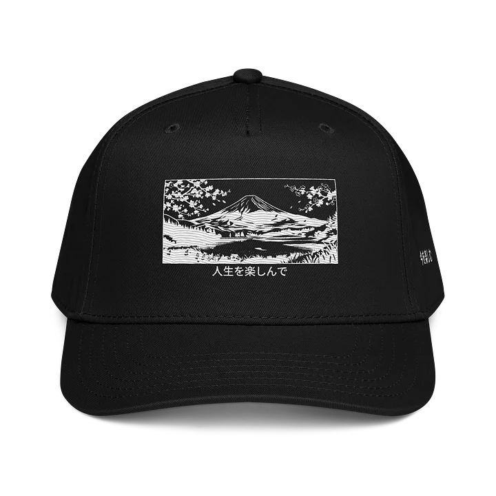 𝓝𝓲𝓰𝓱𝓽𝓓𝓻𝓮𝓪𝓶 ✕ Fuji 富士山 "Stencil white" B-Ball cap - Standard product image (2)