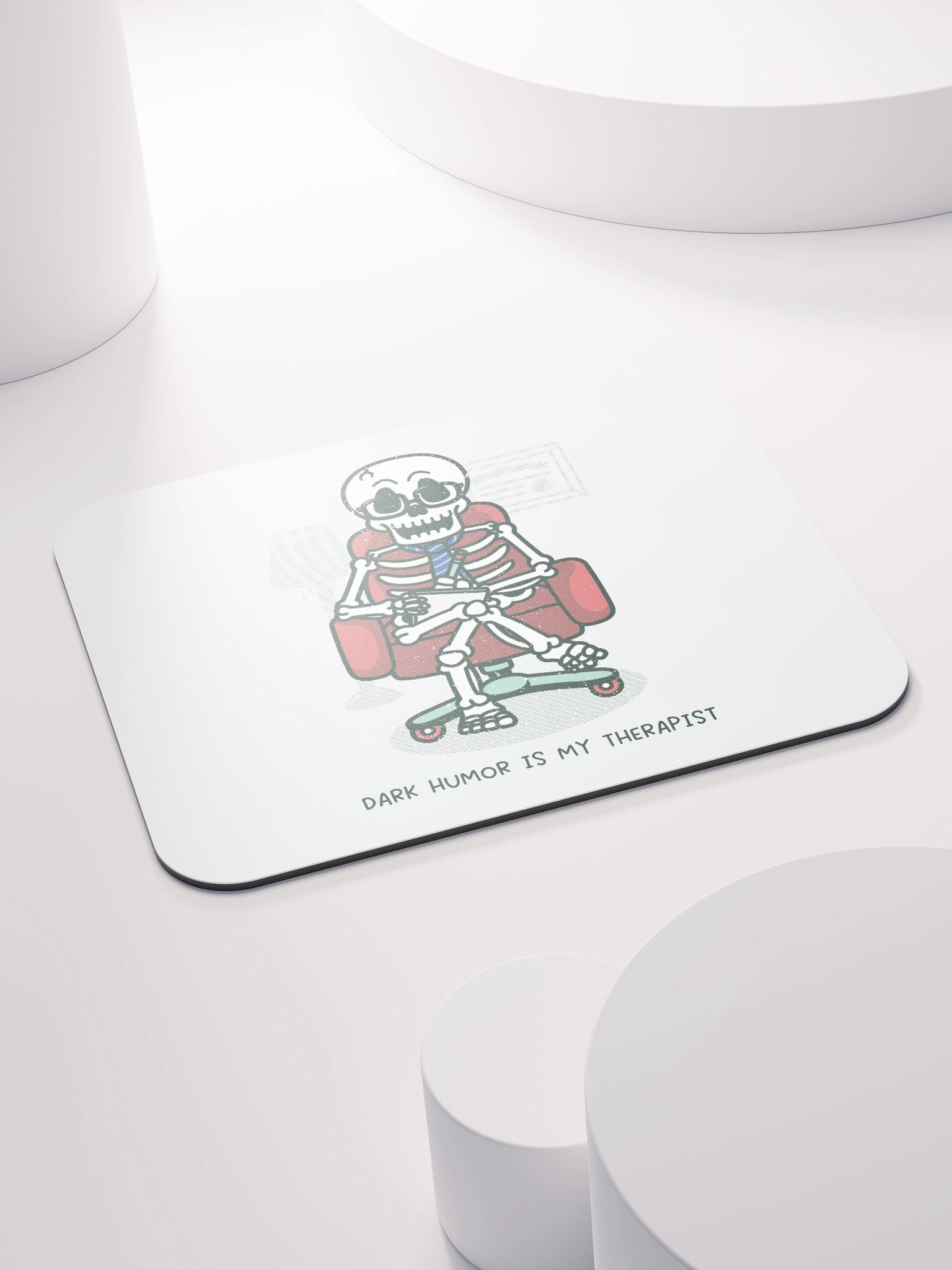 Dark Humor Is My Therapy Mouse Pad product image (4)