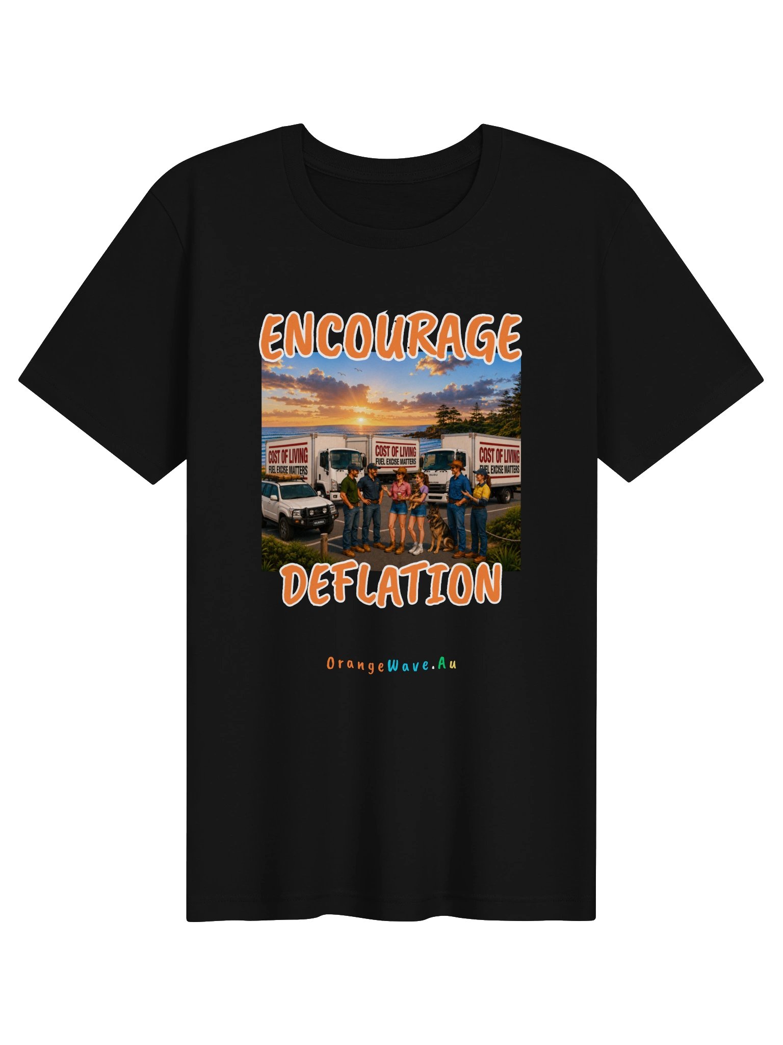 Encourage Deflation Fuel Excise Matters Tee product image (1)