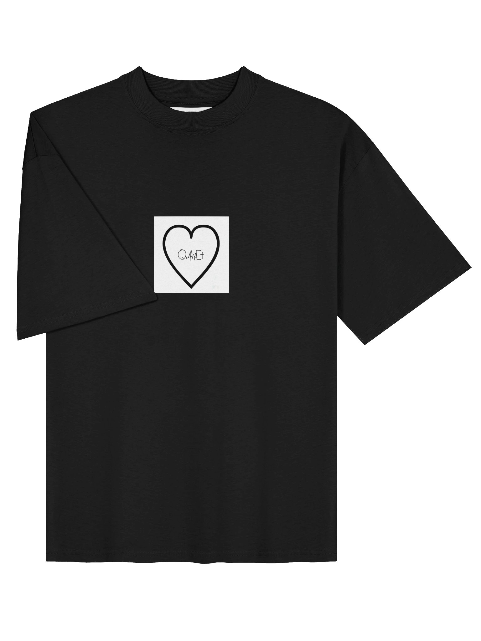 QWHYET HEART Oversized Tee product image (3)