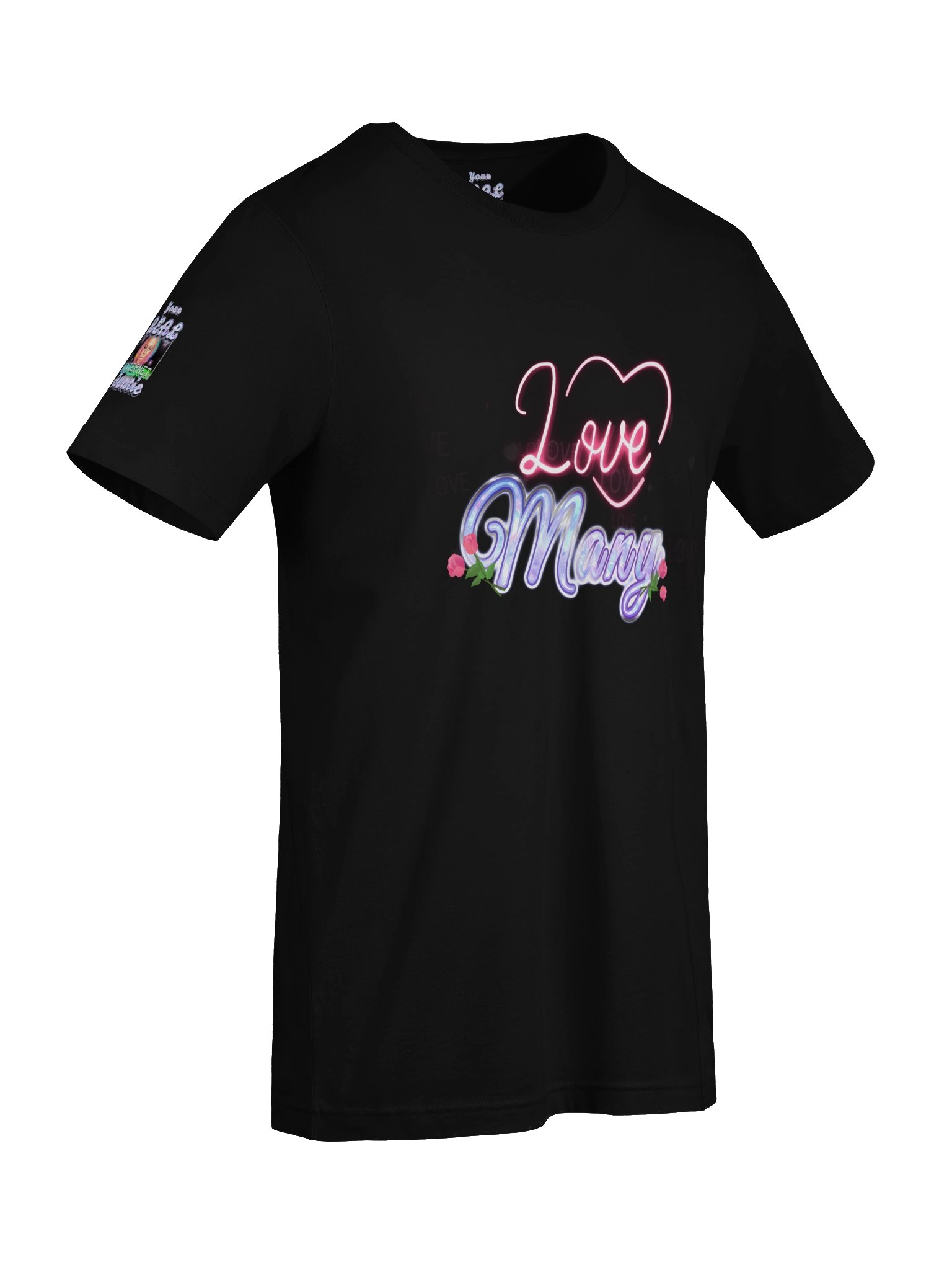 Neon Love Many Trust Few Graphic Tee product image (7)